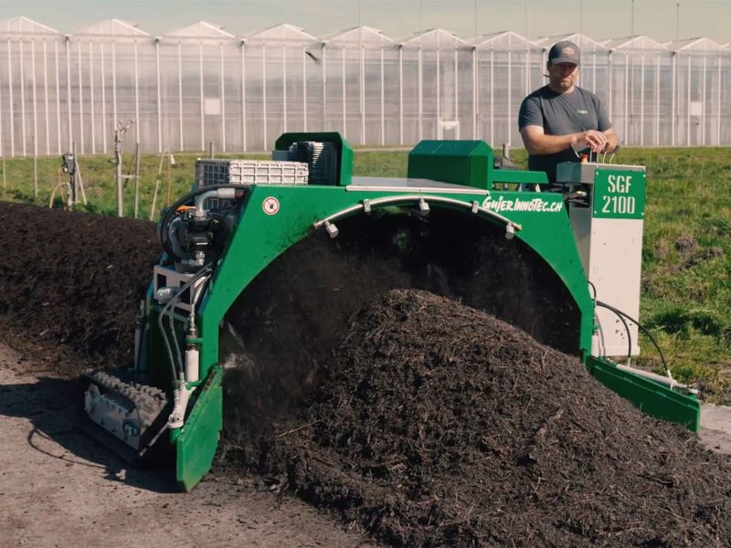 Volteador de compost SGF 2100 B / E y batería gallery image 5